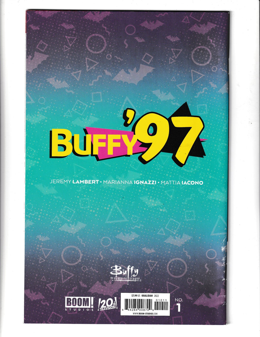 Buffy '97 #1 (2022) Qistina Khalidah Cover BOOM! Comics