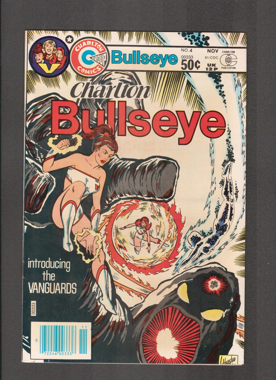 Bullseye #4 (1981) Larry Houston Charlton Comics