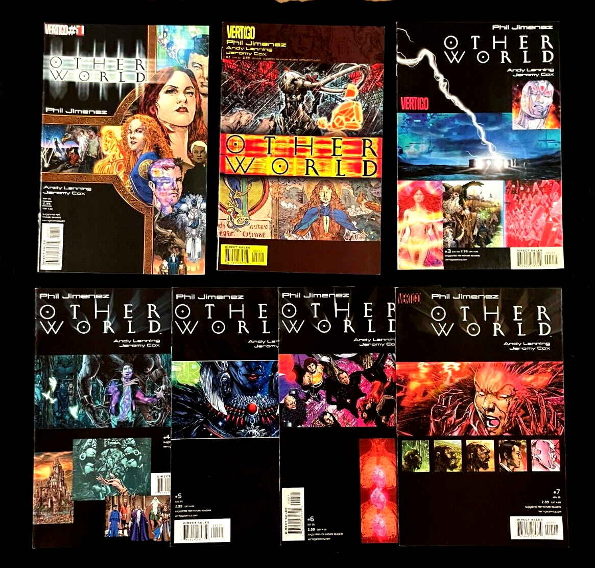 Otherworld Complete Set of 7 #1-7 (2005) Vertigo Comics