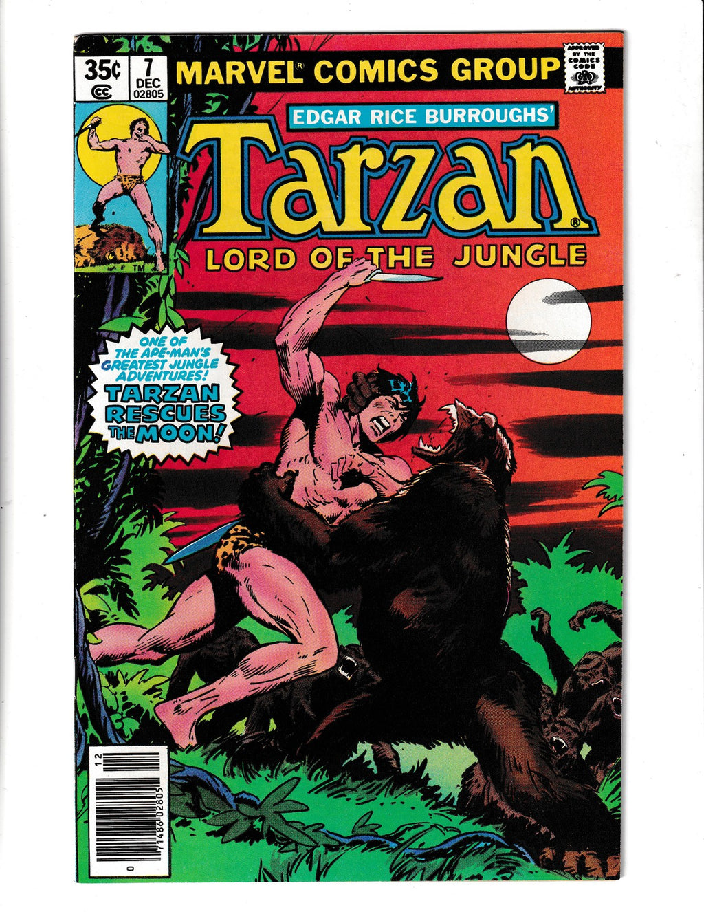 Tarzan #7 (1977) Marvel Comics SKU:2991