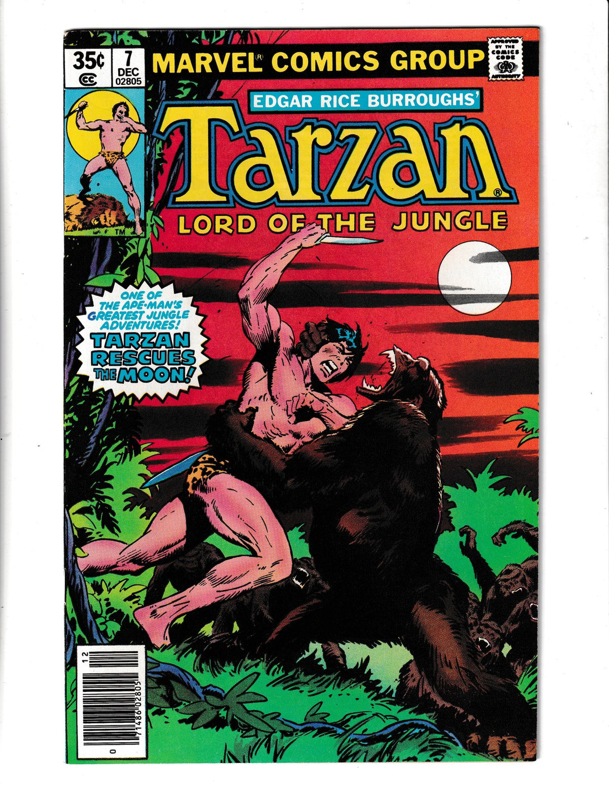 Tarzan #7 (1977) Marvel Comics SKU:2991