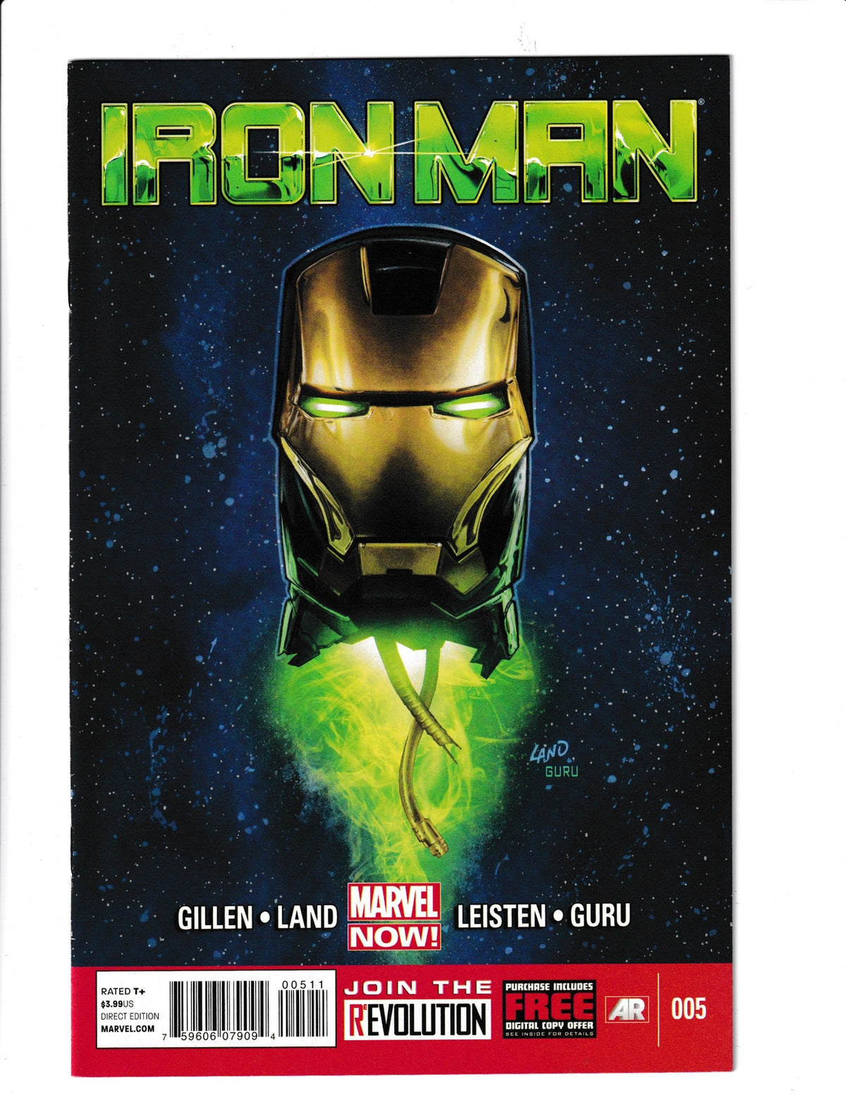 Iron Man #5 (2013) 1st Iron Man Space Armor Marvel Comics