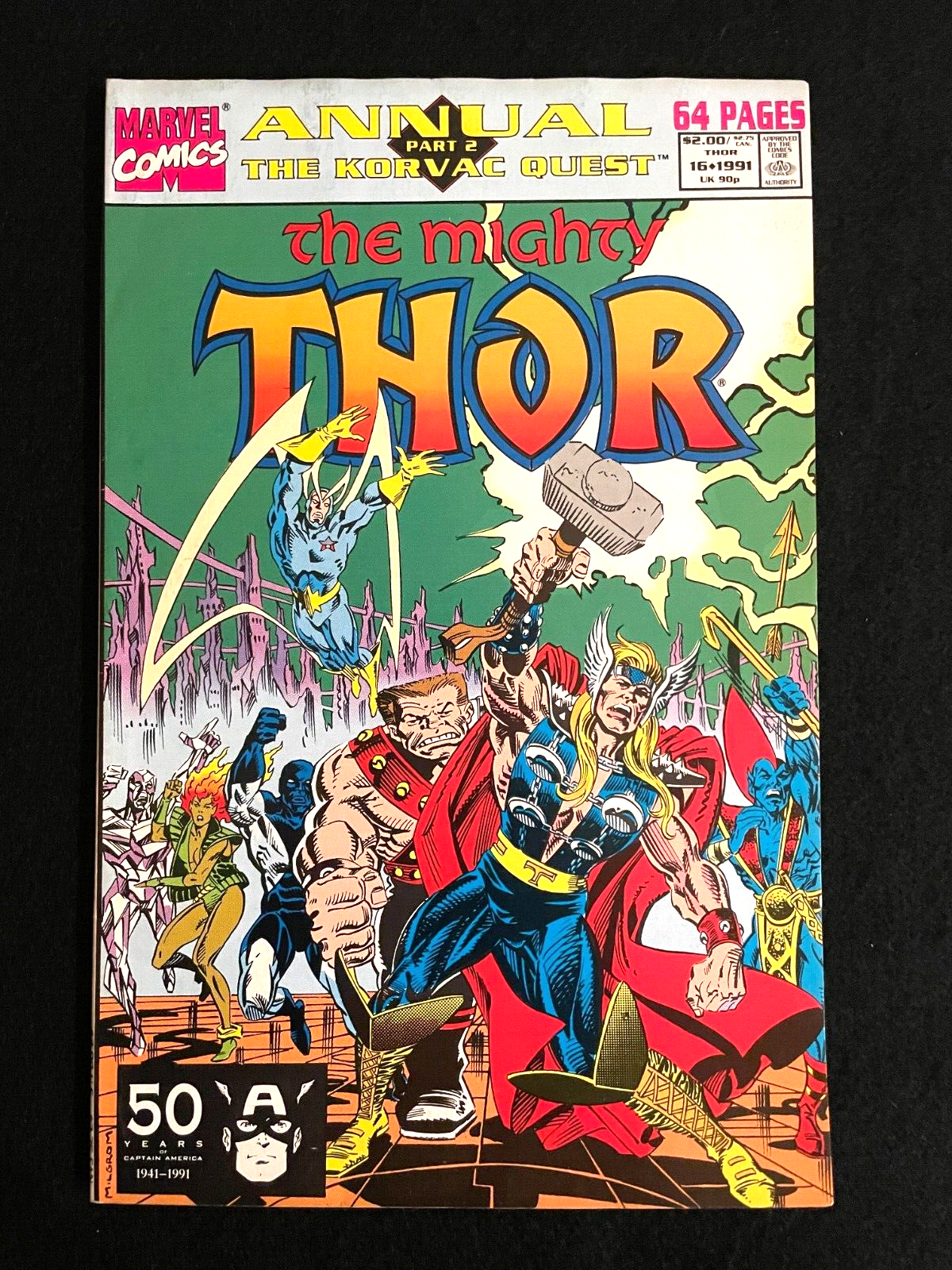 Thor Annual #16 1991 - HIGH GRADE - Combined Shipping