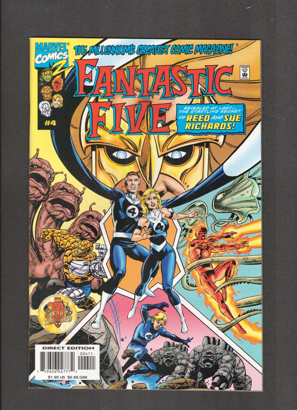 Fantastic Five #4 (1999) Al Milgrom MC2 Marvel Comics