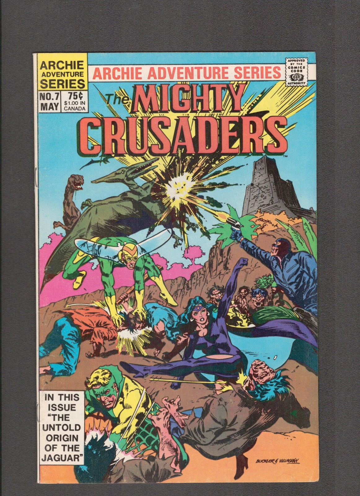 Mighty Crusaders #7 (1984) Jaguar Origin Archie Comics