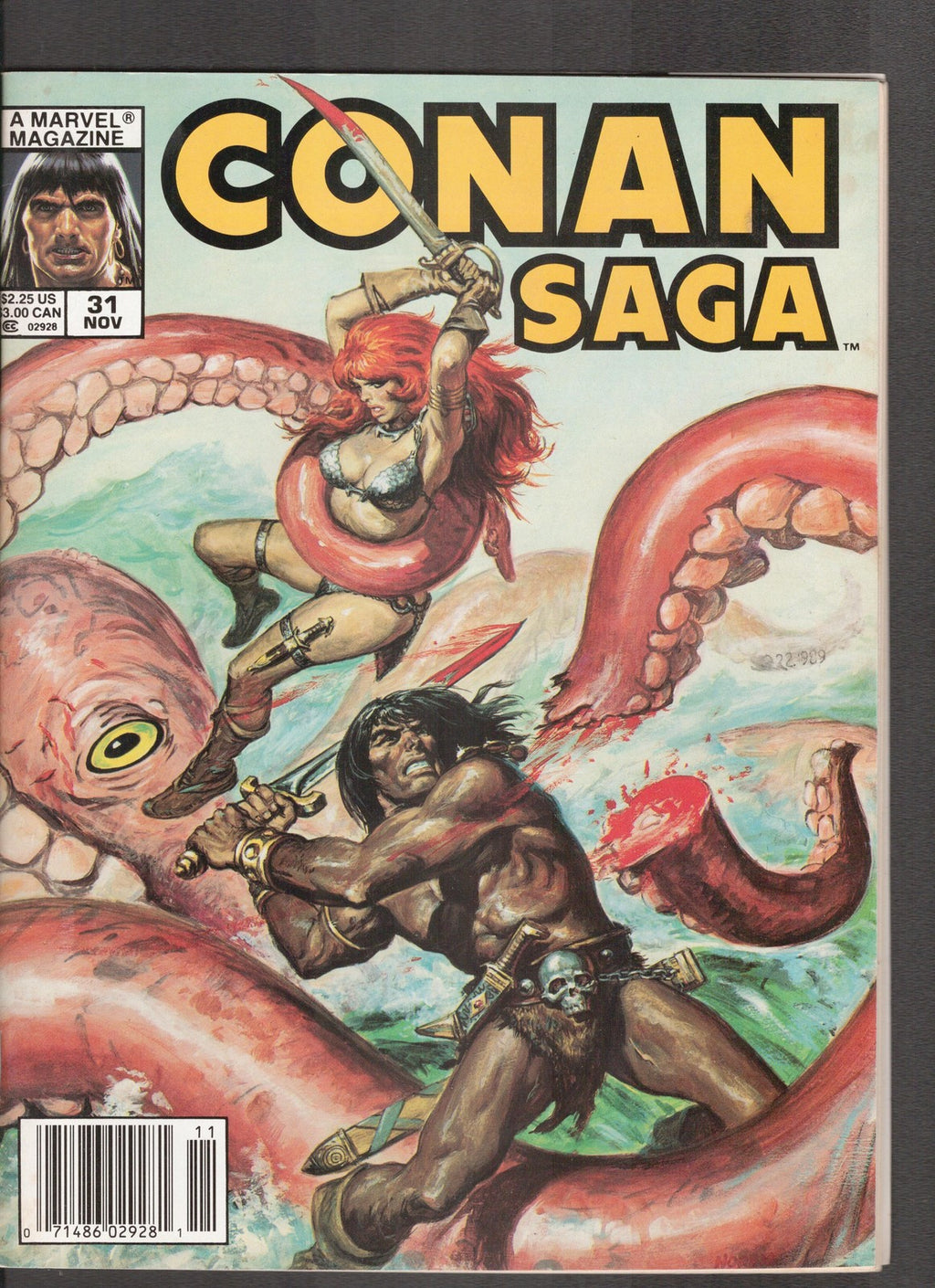Conan Saga #31 (1989) Earl Norem Marvel Comics