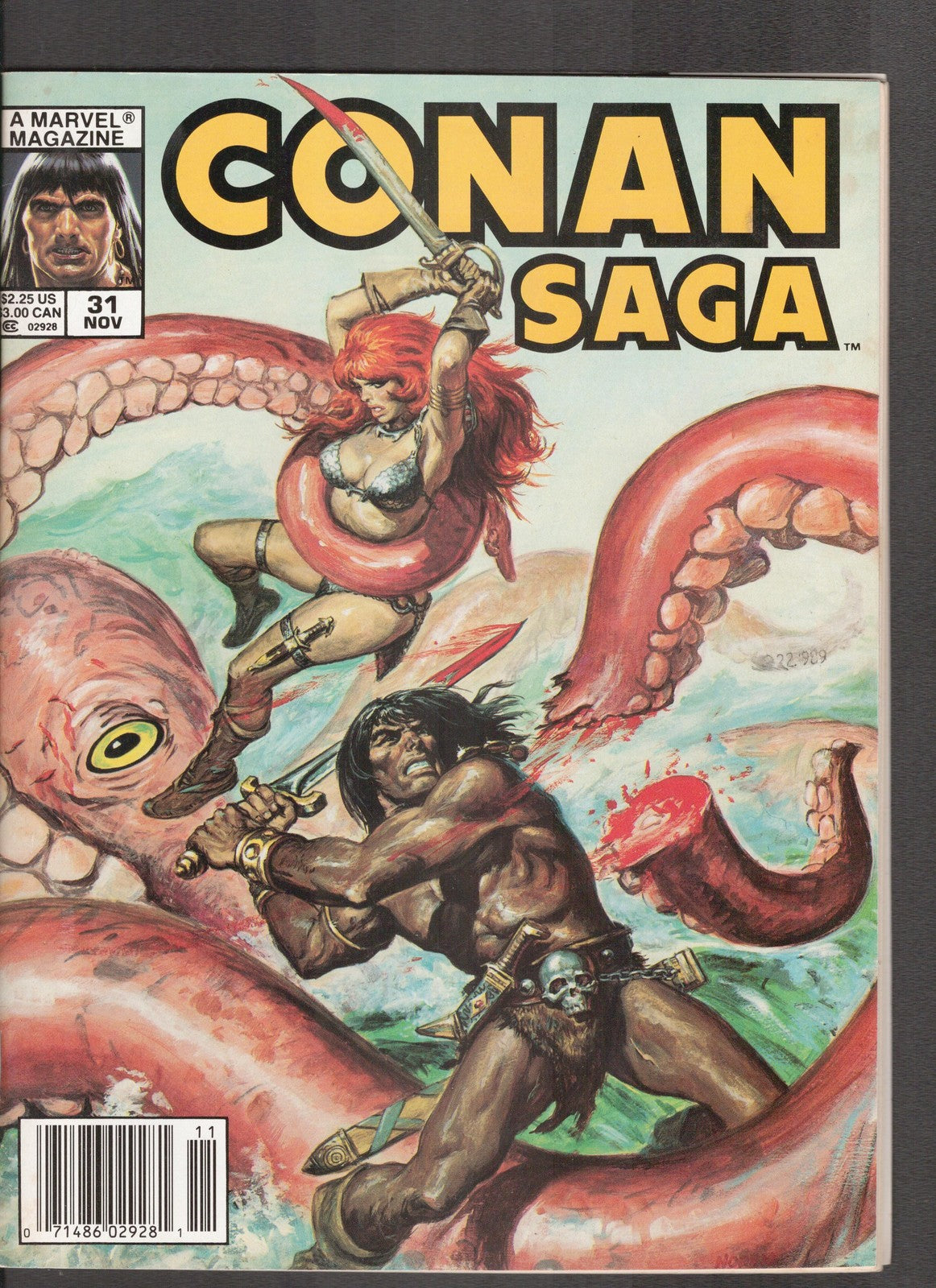 Conan Saga #31 (1989) Earl Norem Marvel Comics