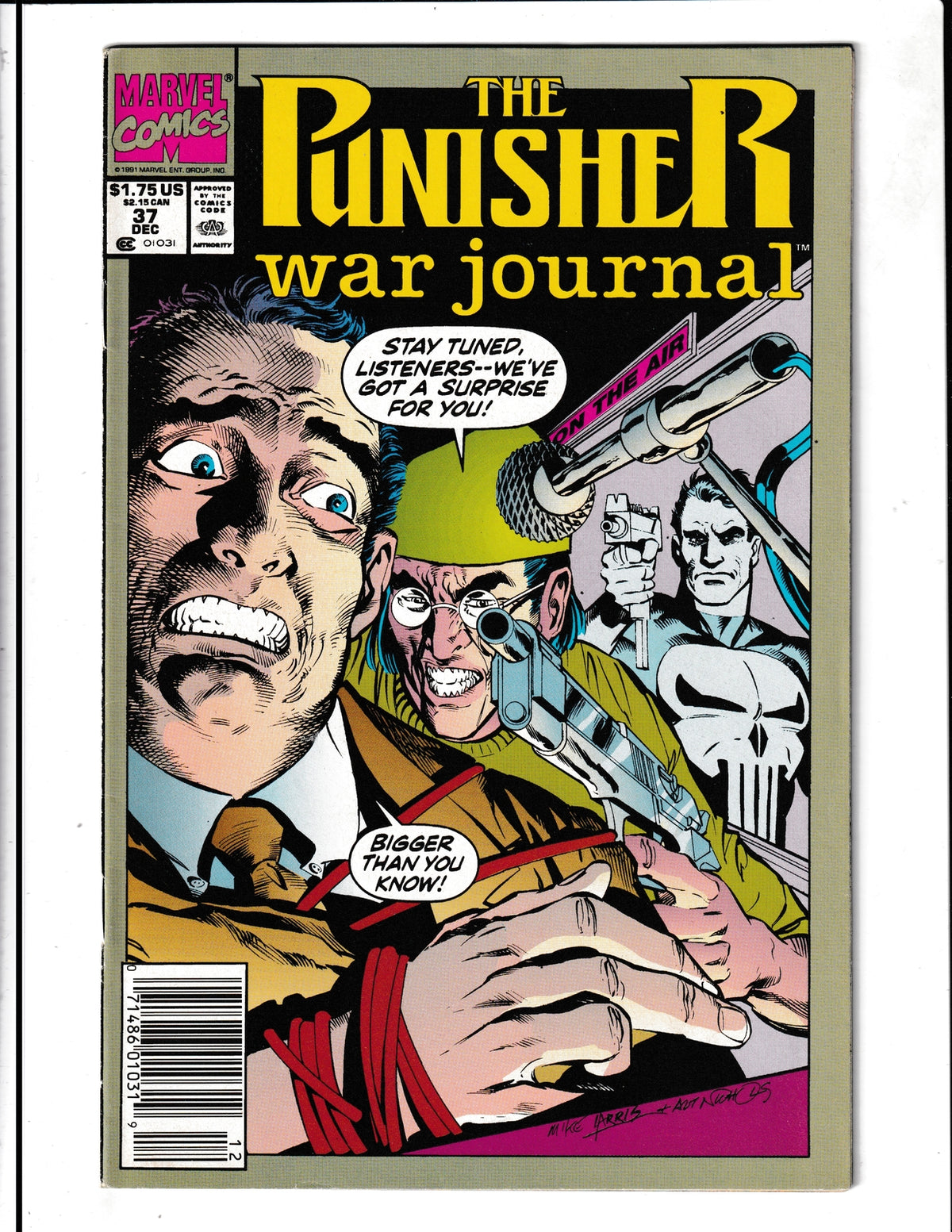 Punisher: War Journal #37 (1991) Marvel Comics SKU:1230