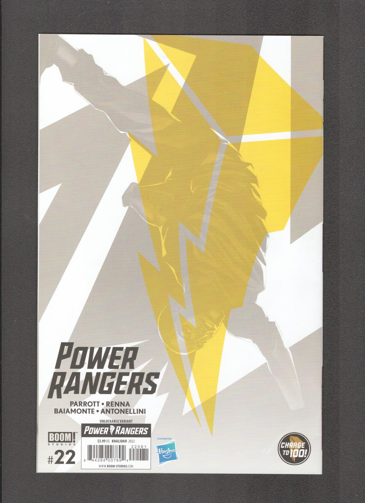 Power Rangers #22E (2022) Qistina Khalidah Virgin Incentive Variant BOOM! Comics