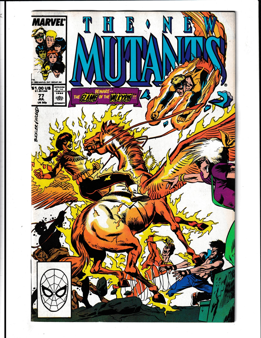 New Mutants #77 (1989) Marvel Comics SKU:832