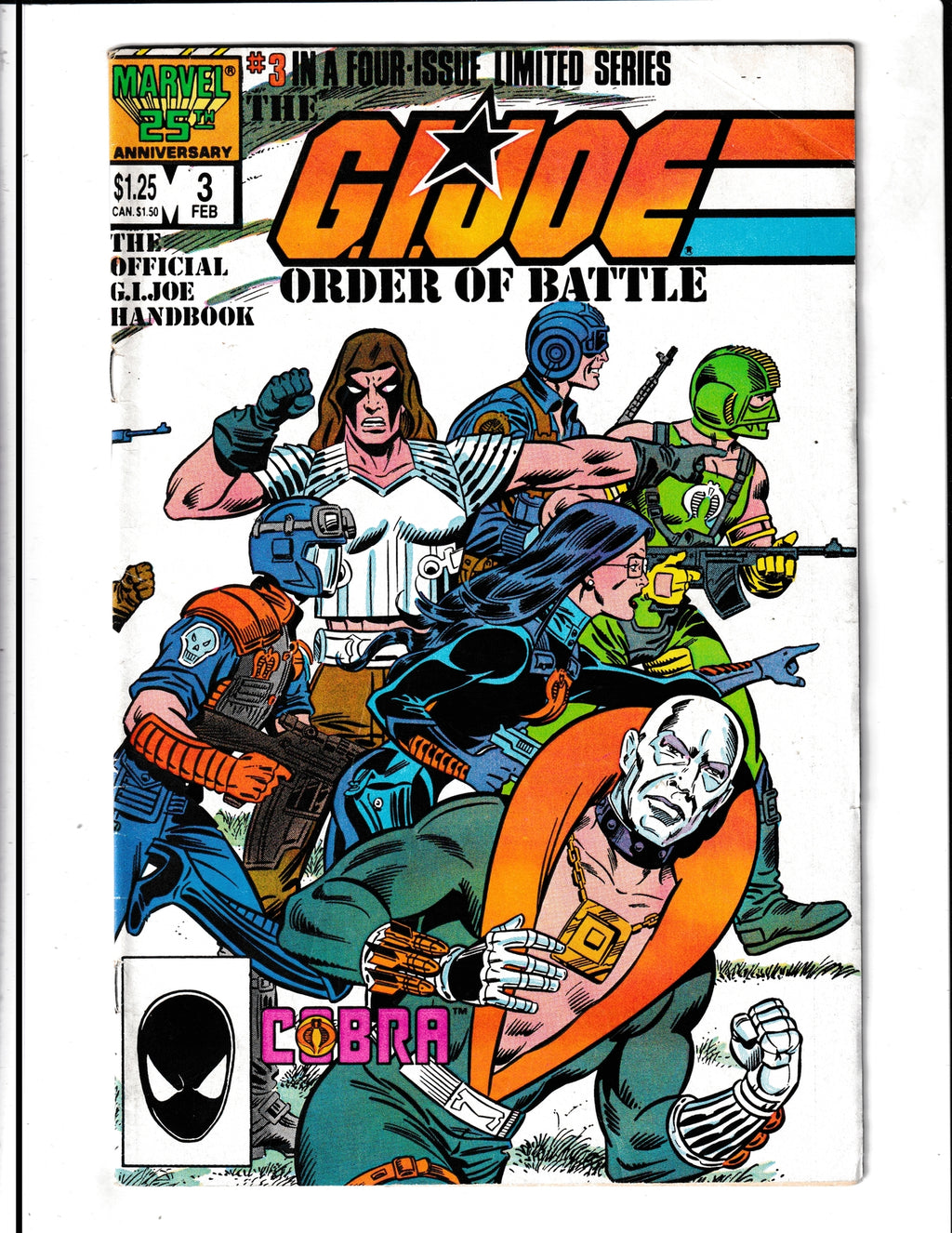 G.I. Joe: Order of Battle #3 (1987) Marvel Comics