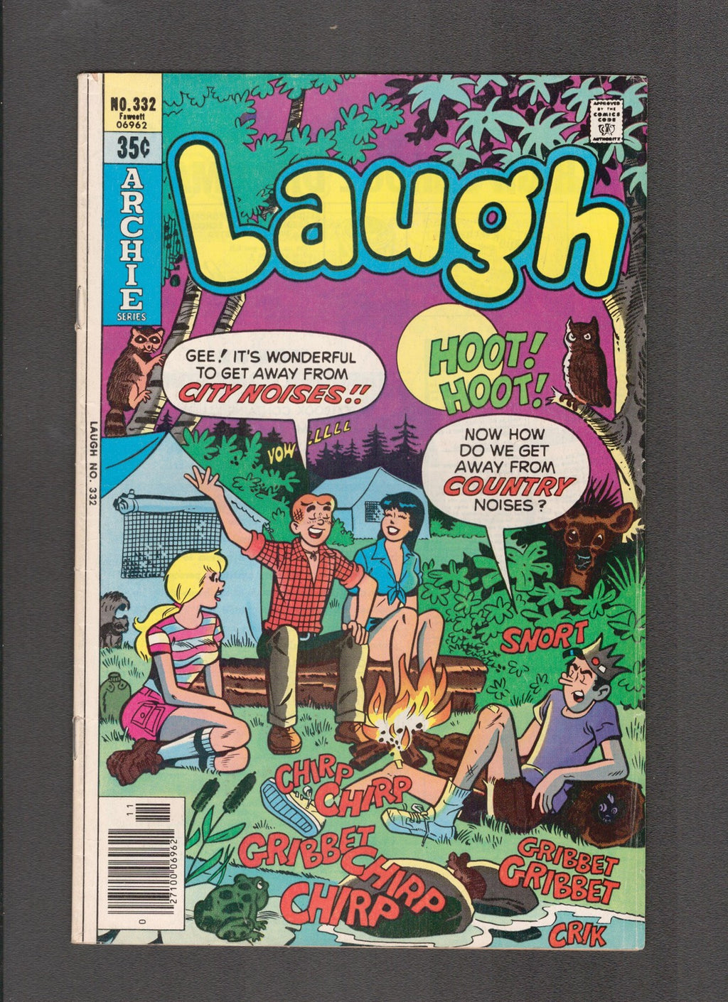 Laugh Comics #332 (1978) Betty & Veronica Cover Archie Comics