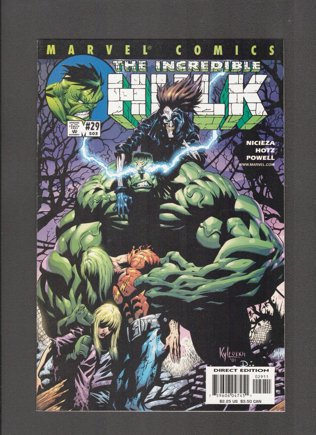 Hulk #29 (2001) Kyle Hotz Marvel Comics