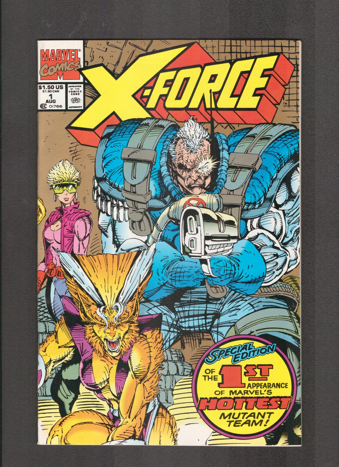 X-Force #1 (1991)  Liefeld Gold Cover Marvel Comics