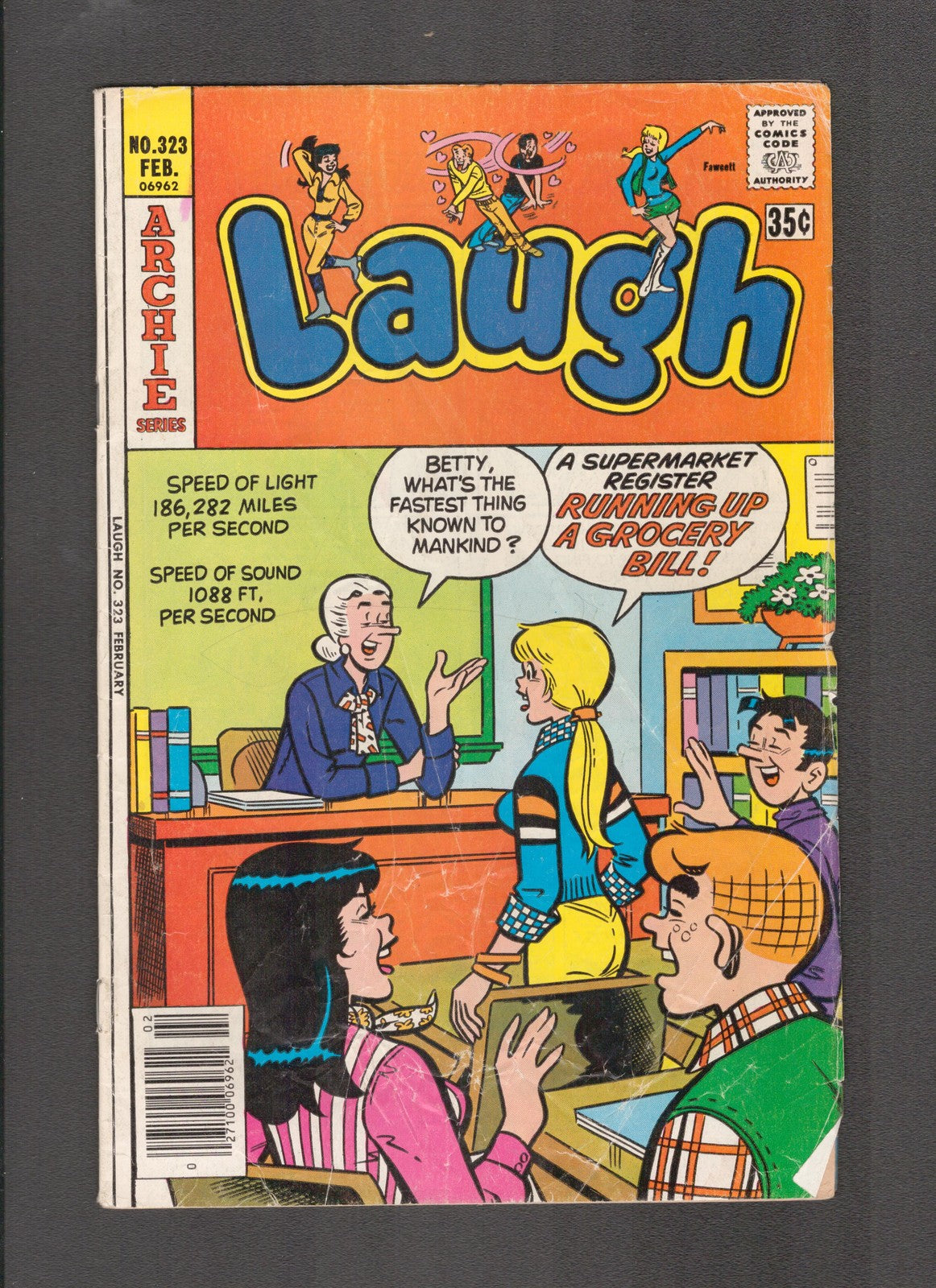 Laugh Comics #323 (1978) Betty & Veronica Cover Archie Comics