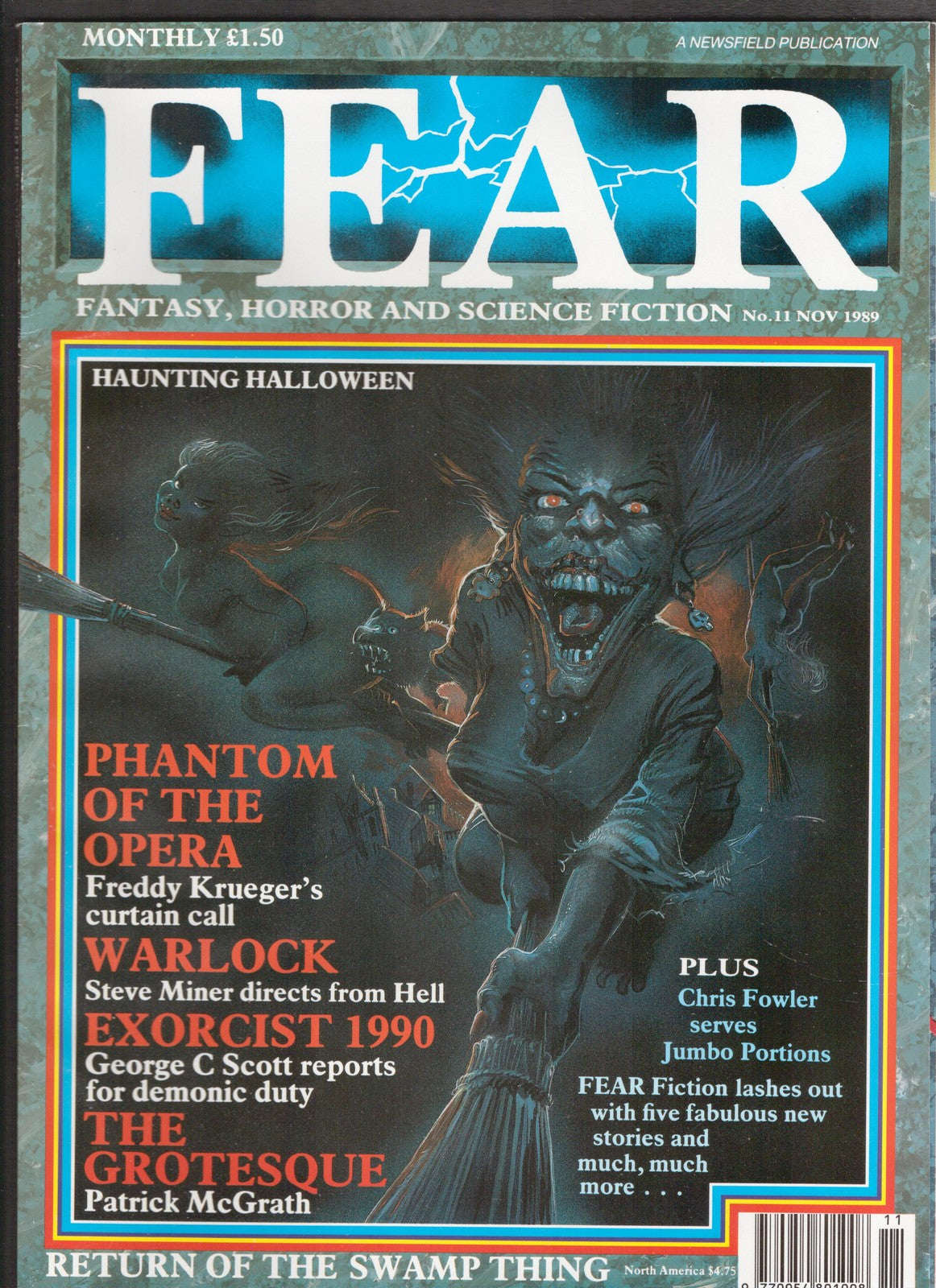 Fear #11 (1989) Haunting Halloween Newsfield Comics