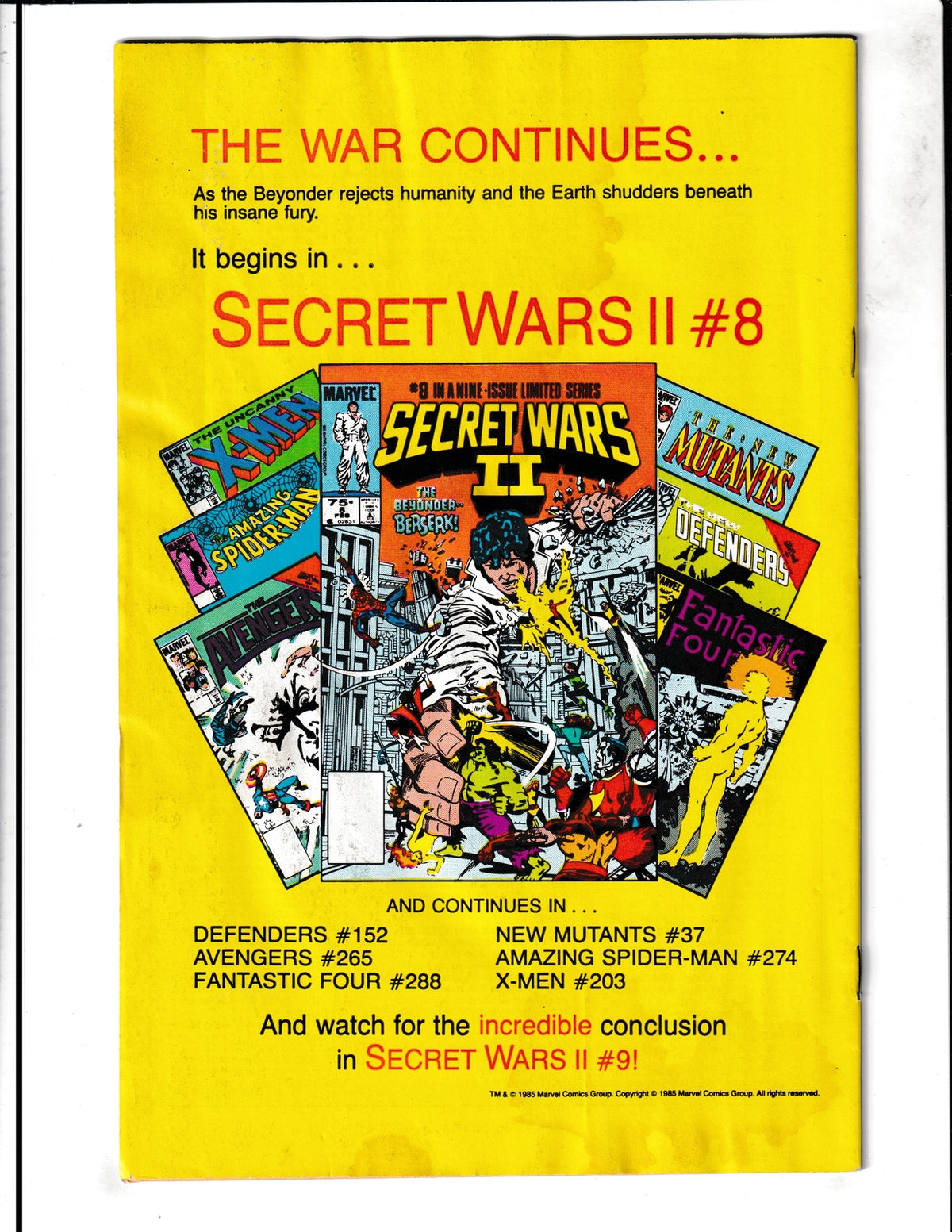 New Mutants #36 (1986) Marvel Comics SKU:1417