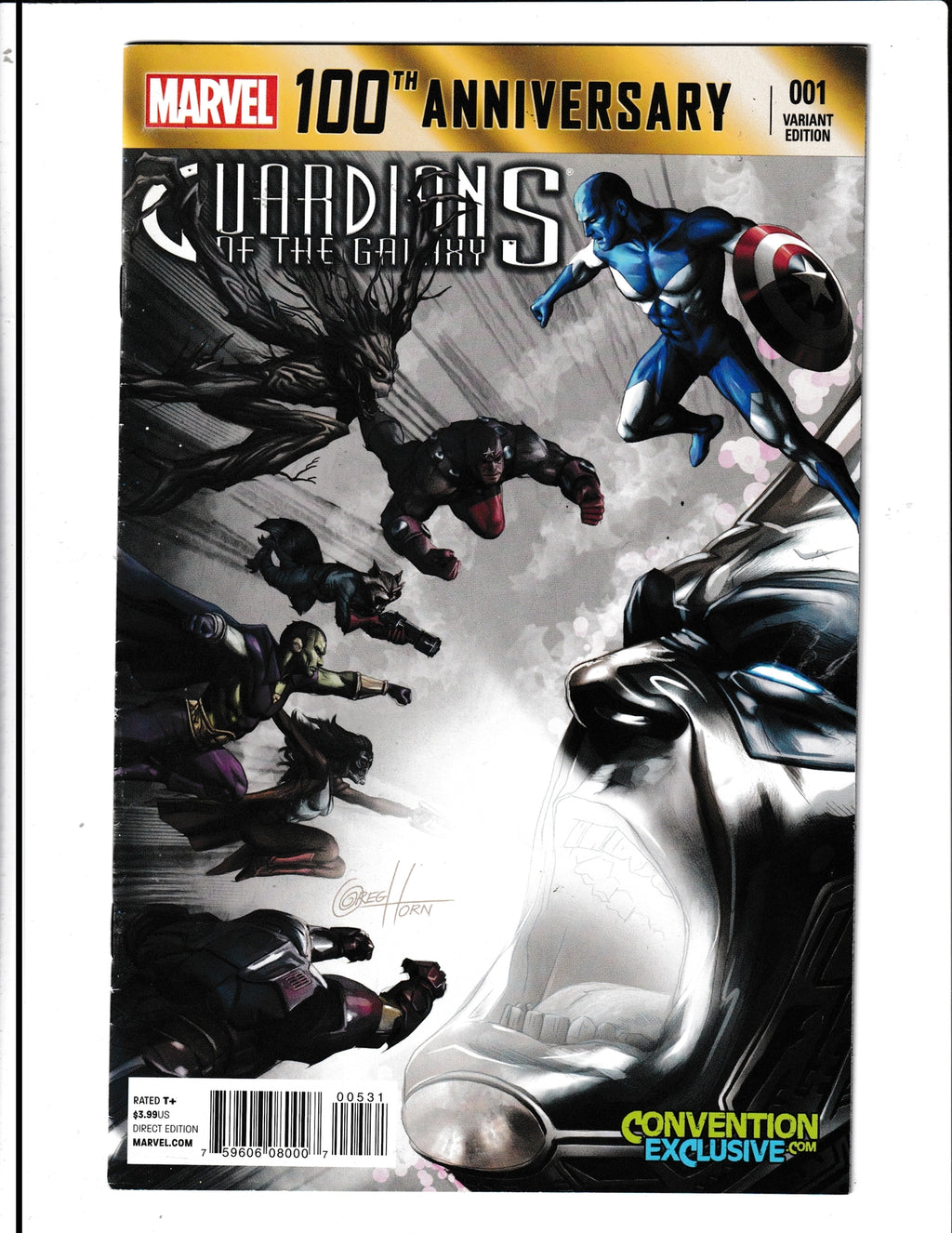 Marvel 100th Anniversary Special - Guardians of the Galaxy #1 (2014) Greg Horn