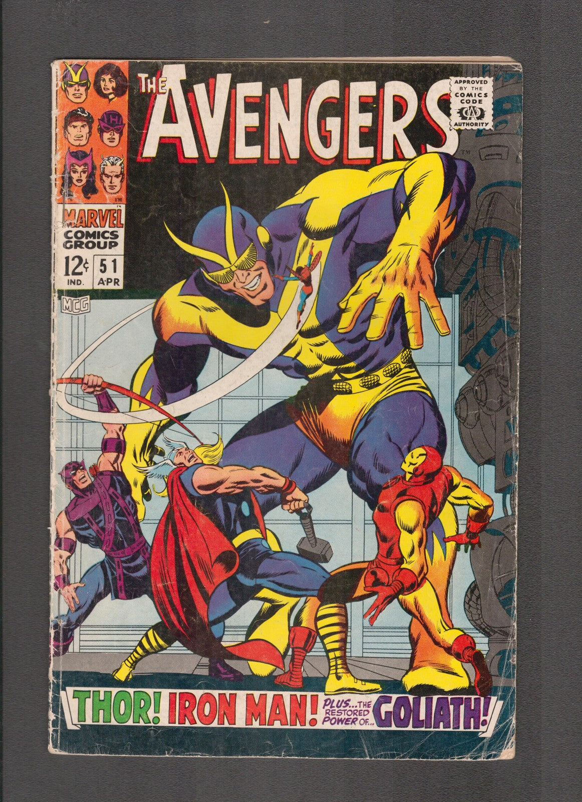 Avengers #51 (1968) Stan Lee - John Buscema - Roy Thomas Marvel Comics