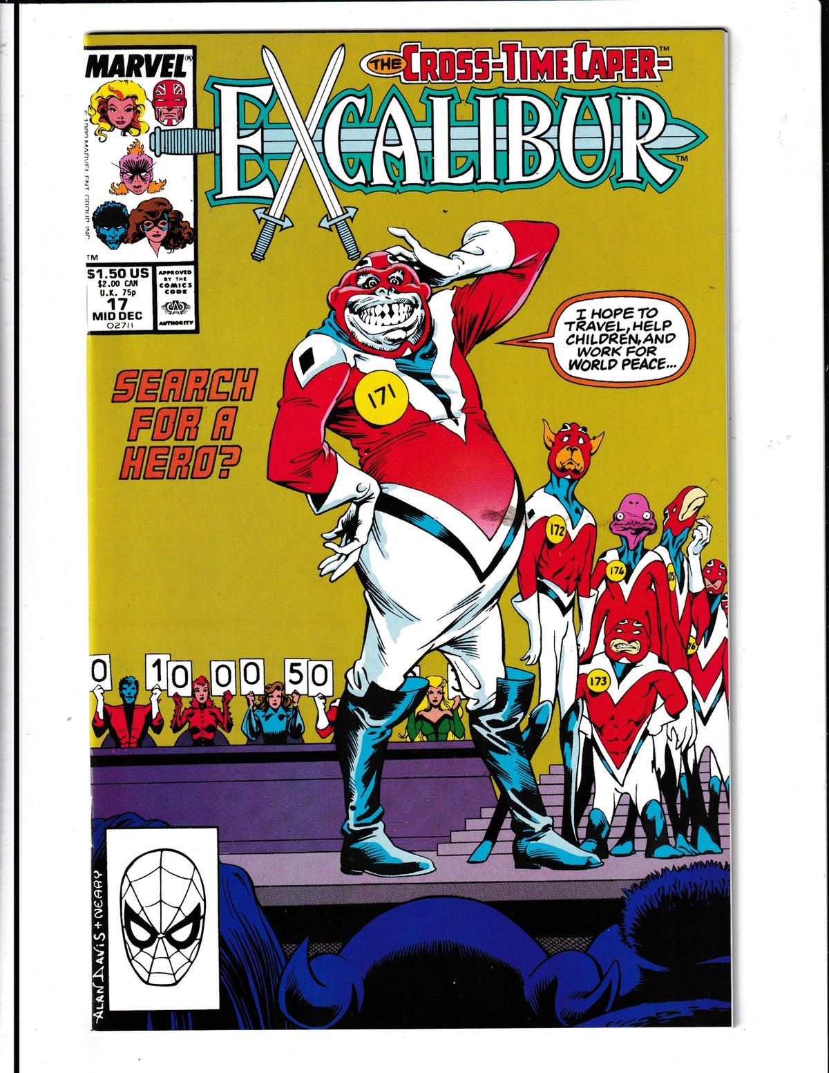 Excalibur #17 (1990) HIGH GRADE Marvel Comics