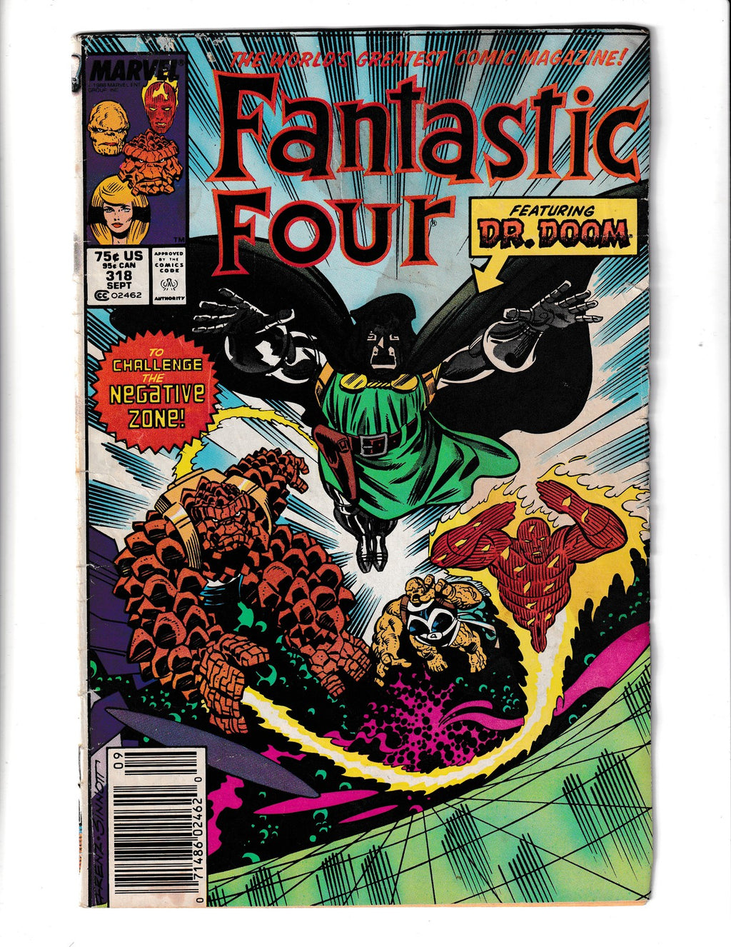 Fantastic Four #318 (1988) Marvel Comics SKU:2403
