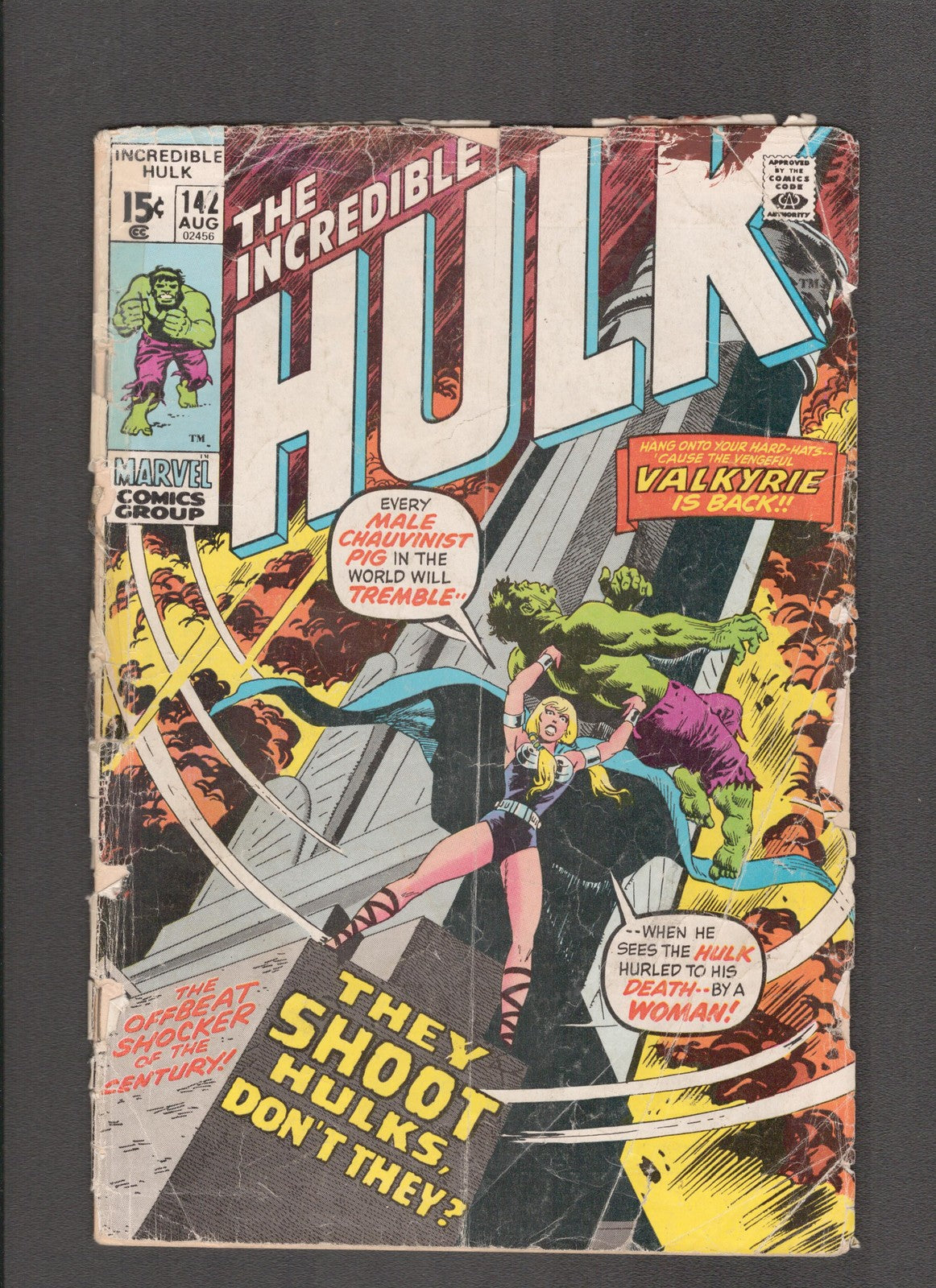 Incredible Hulk #142 (1971) Herb Trimpe, Roy Thomas Marvel Comics