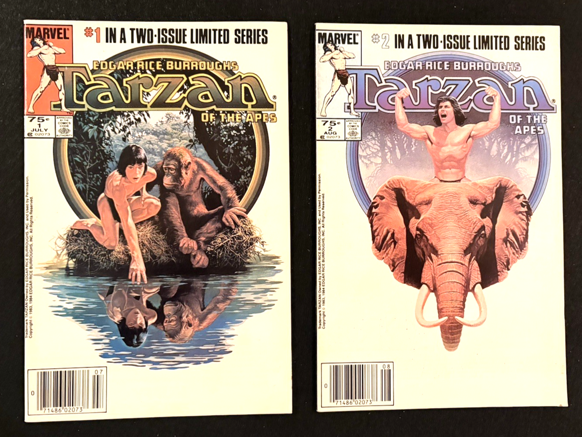 Tarzan of the Apes Complete Set CDN Newsstand #1-2 (2022) Marvel Comics