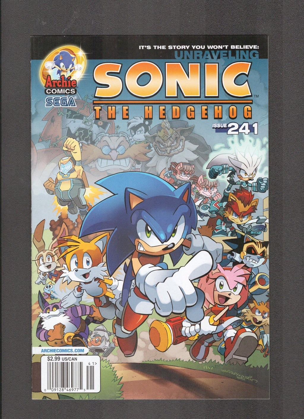 Sonic the Hedgehog #241 (2012) LOW PRINT RUN Archie Comics