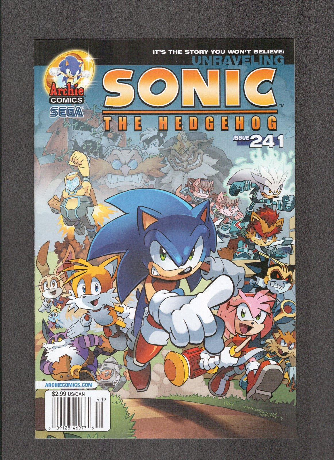 Sonic the Hedgehog #241 (2012) LOW PRINT RUN Archie Comics