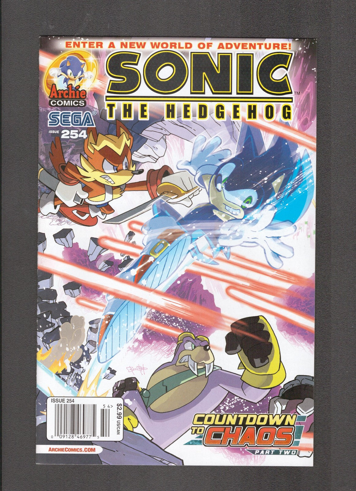 Sonic the Hedgehog #254 (2013) LOW PRINT RUN Archie Comics