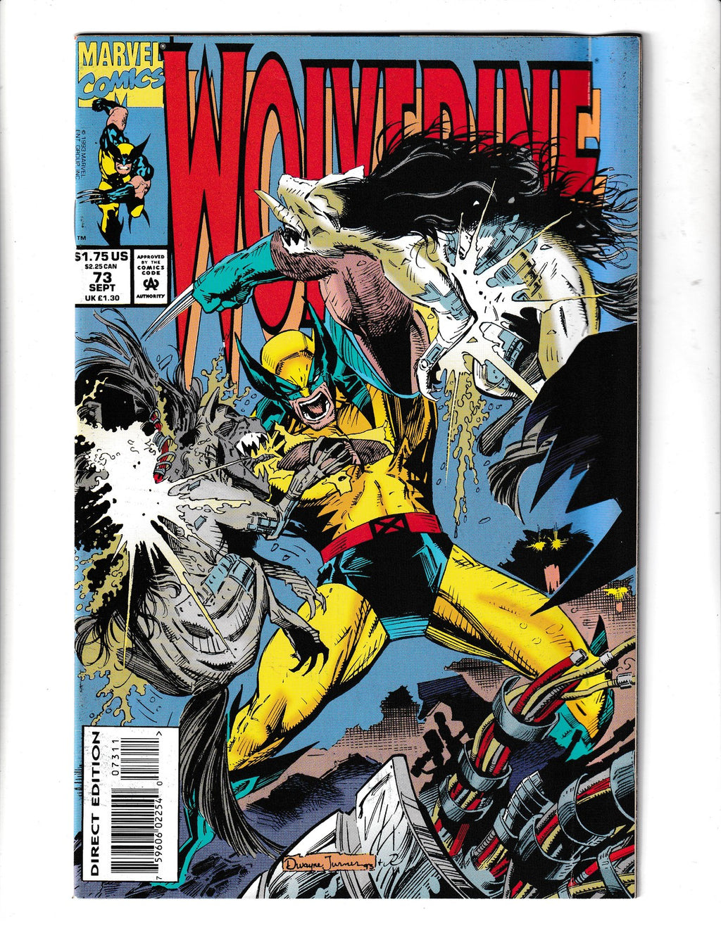 Wolverine #73 (1993) Jama, Turner Marvel Comics