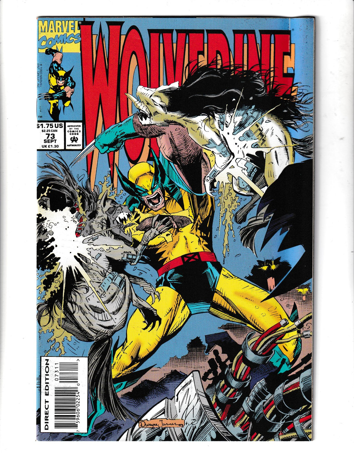 Wolverine #73 (1993) Jama, Turner Marvel Comics