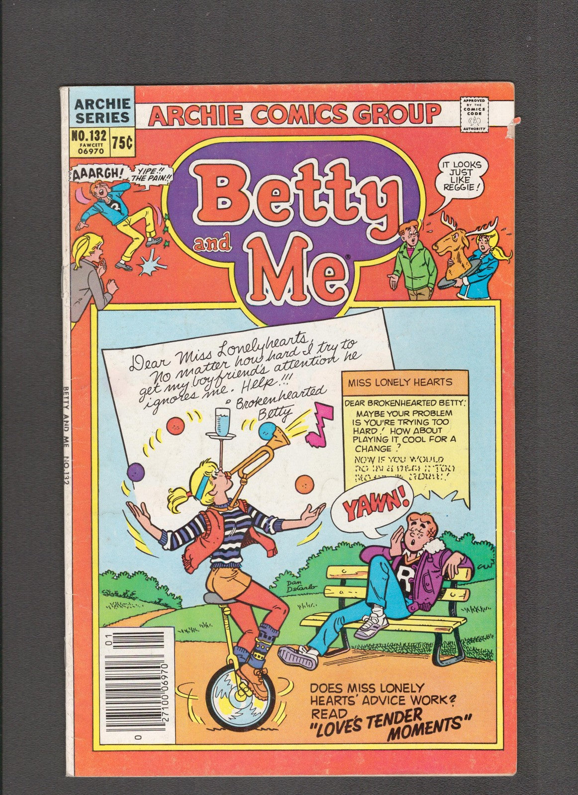 Betty and Me #132 (1983) Miss Lonely Hearts Archie Comics