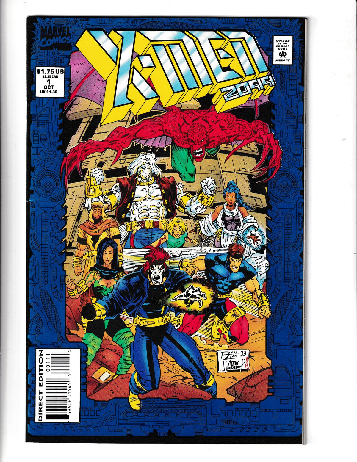 X-Men 2099 #1 (1993) 1st App of X-Men 2099  Marvel Comics