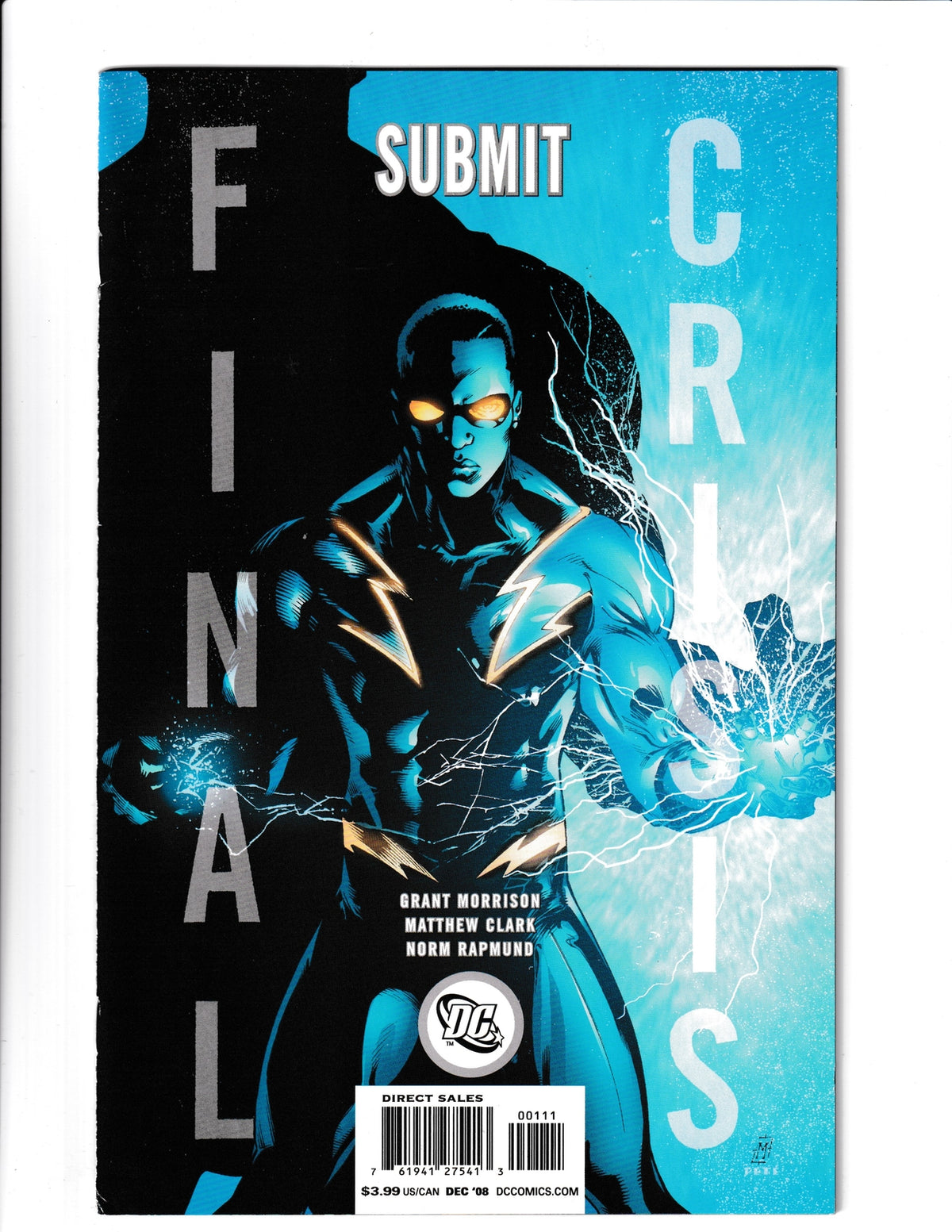 Final Crisis: Submit #1b (2008) Rodolfo Migliari Cover DC Comics SKU:753