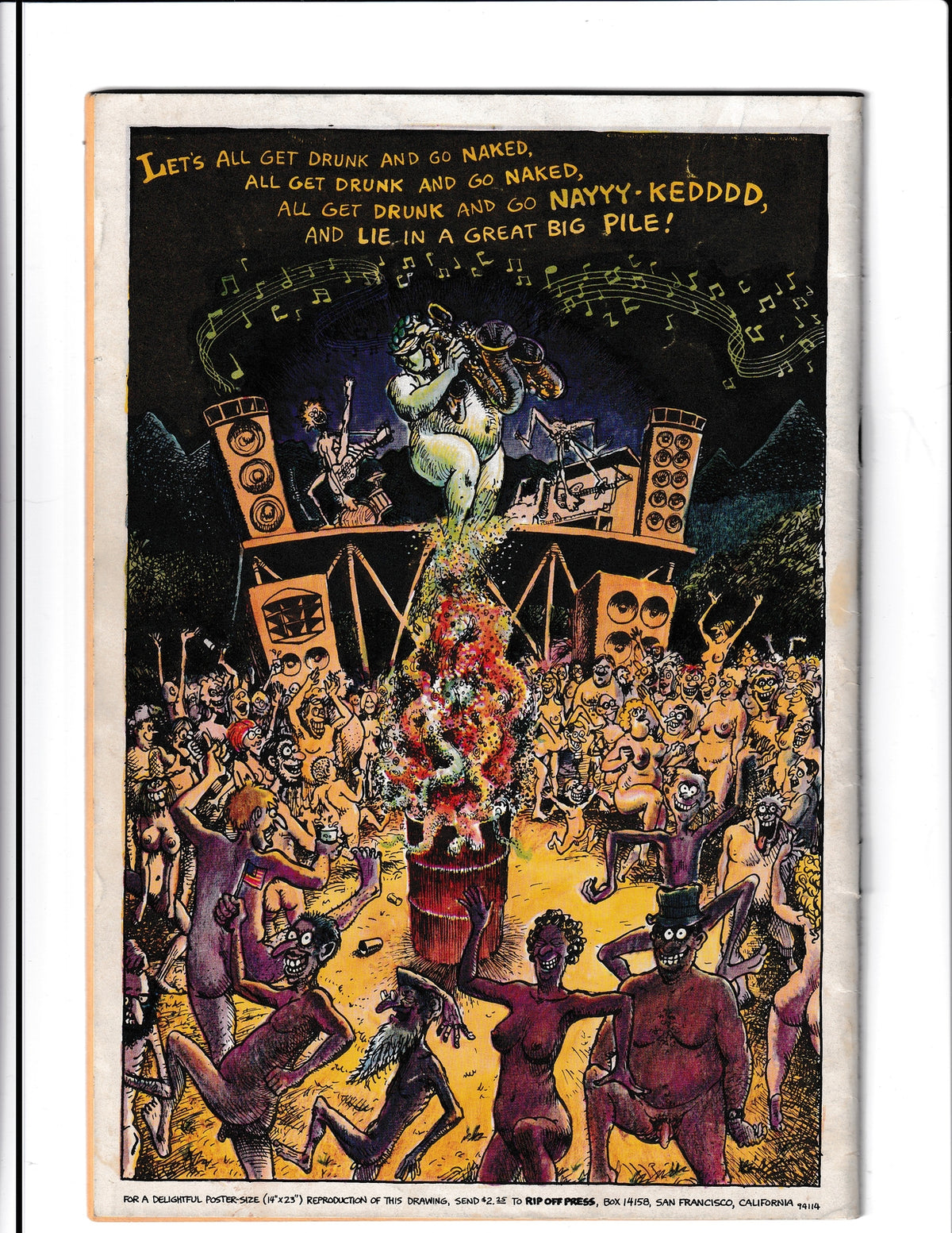 Fabulous Furry Freak Brothers #5 (1977) First Print 75 cent Rip Off Press Comics