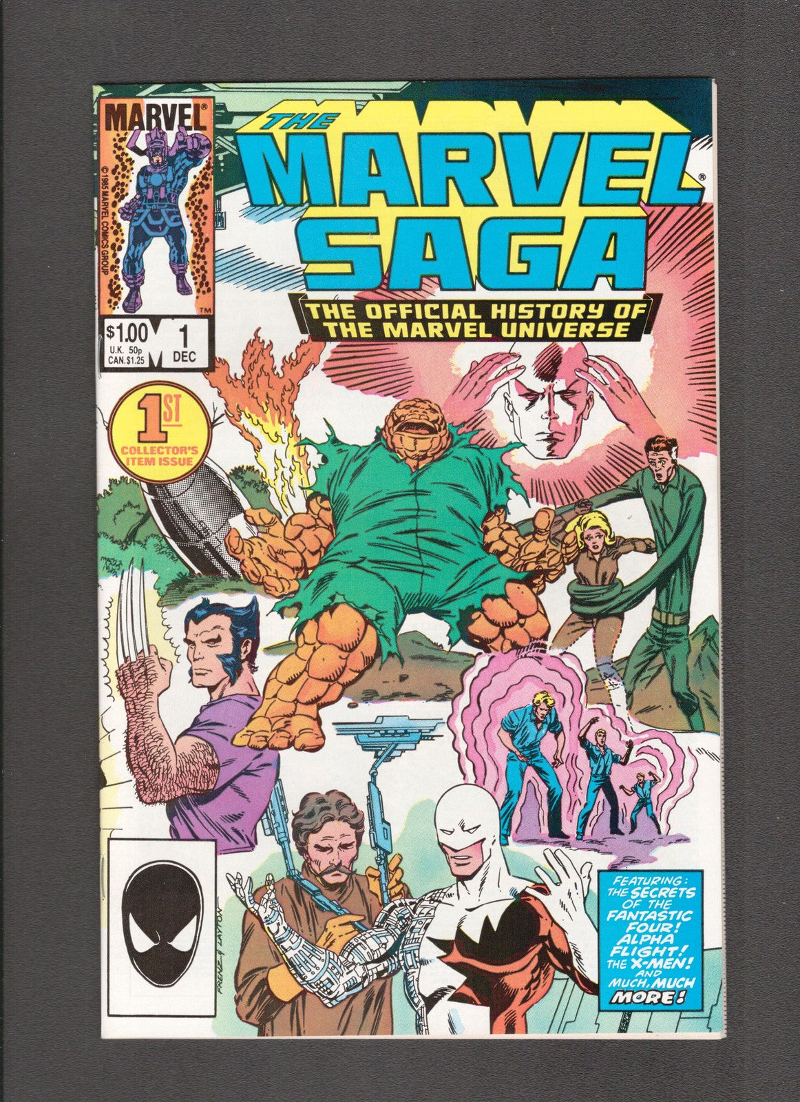 Marvel Saga #1 (1985) Ron Frenx Marvel Comics