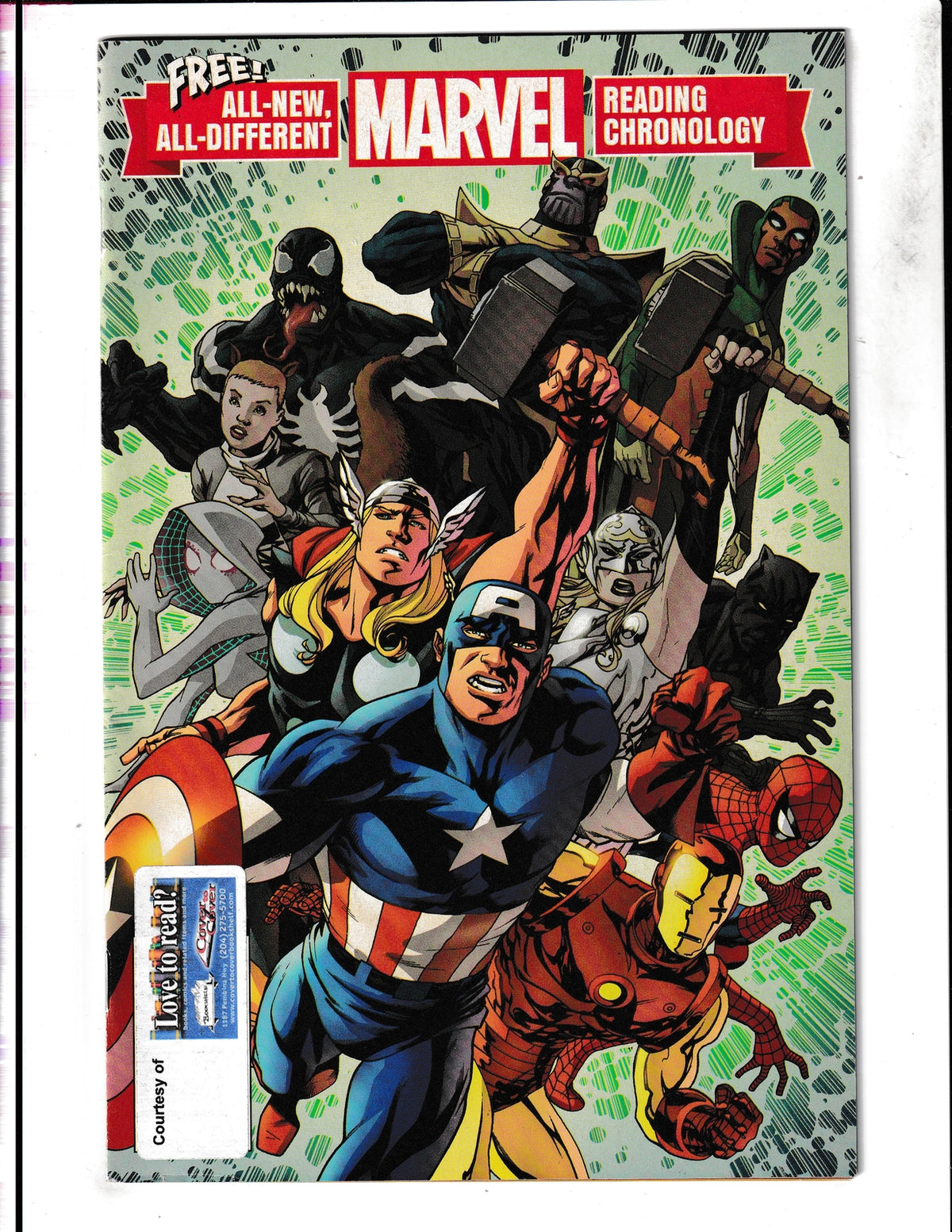 All-New All-Different Marvel Reading Chronology #1 (2017) Marvel Comics