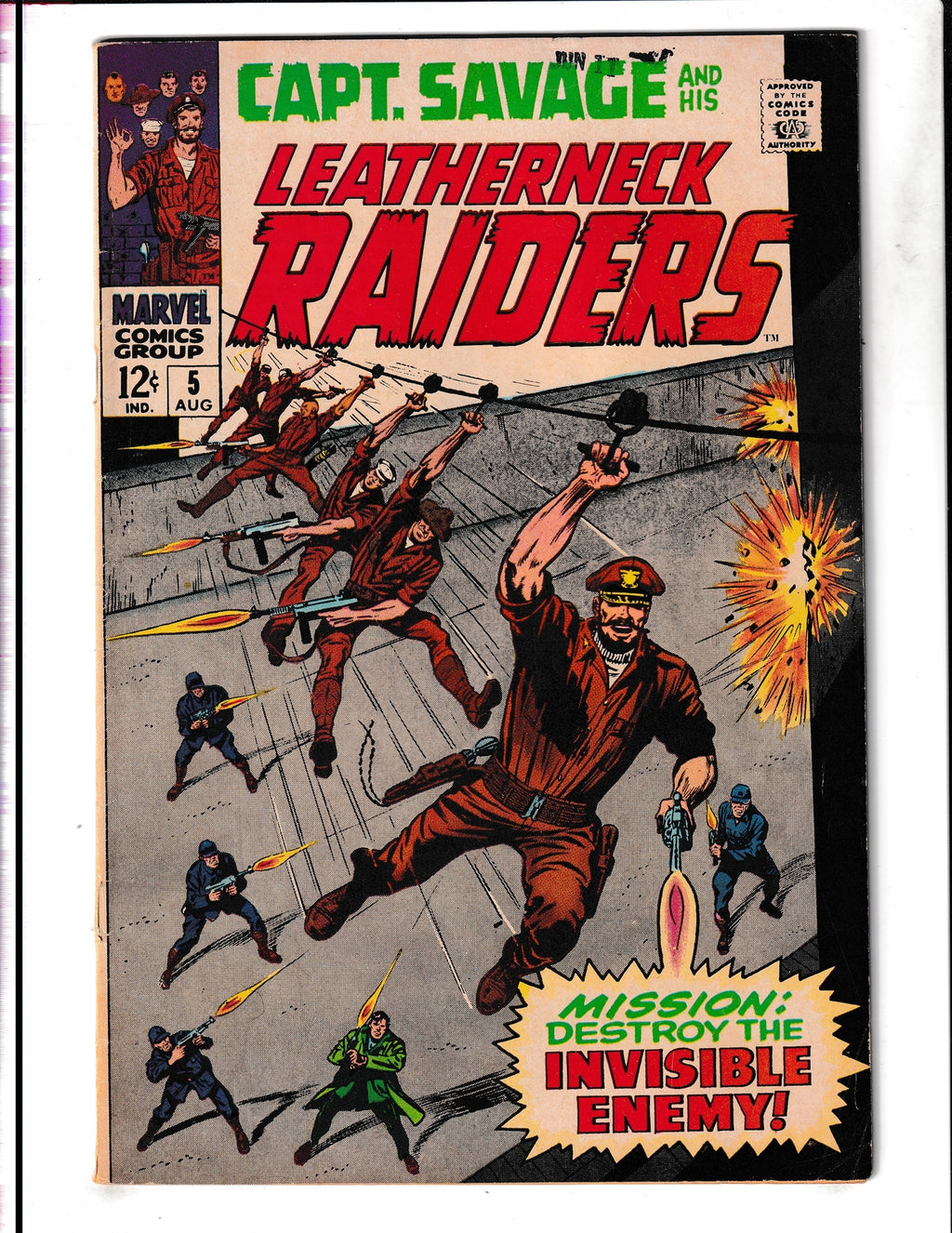 Captain Savage and His Leatherneck Raiders #5 (1968) Marvel Comics