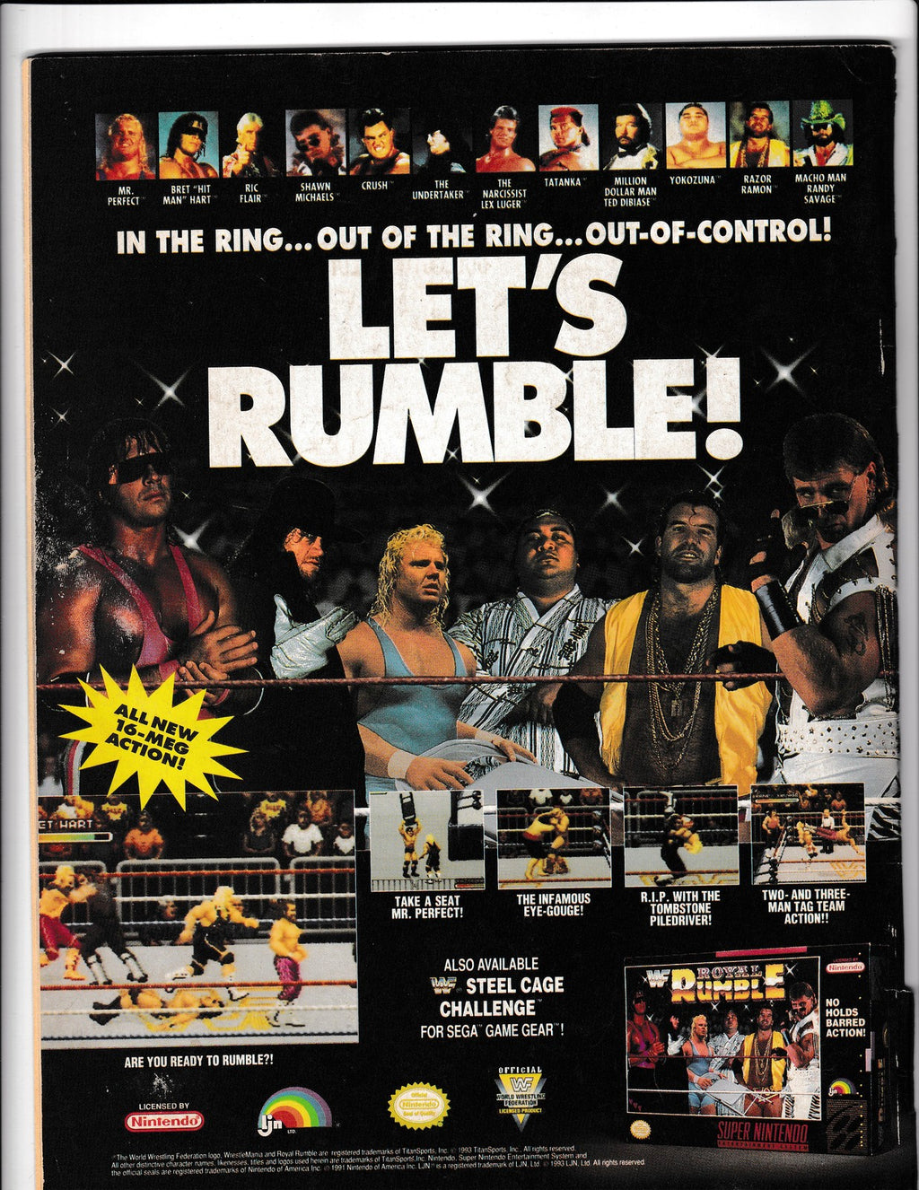 Inside Wrestling #July (1993) Davey Boy Smith  Comics