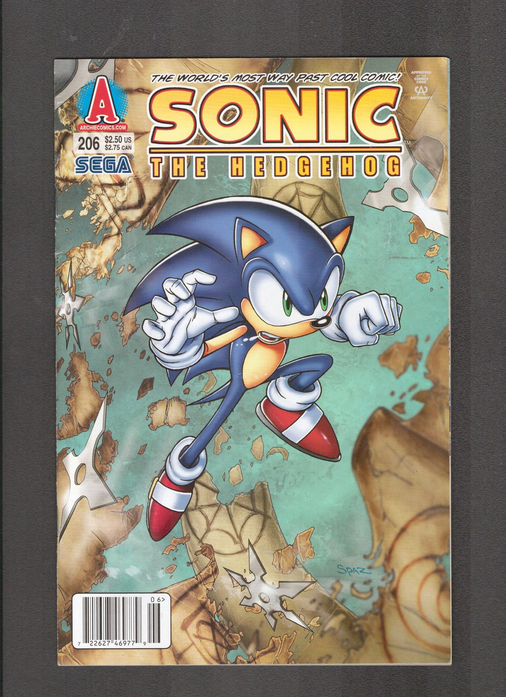 Sonic the Hedgehog #206 (2010) Terry Austin LOW PRINT Archie Comics