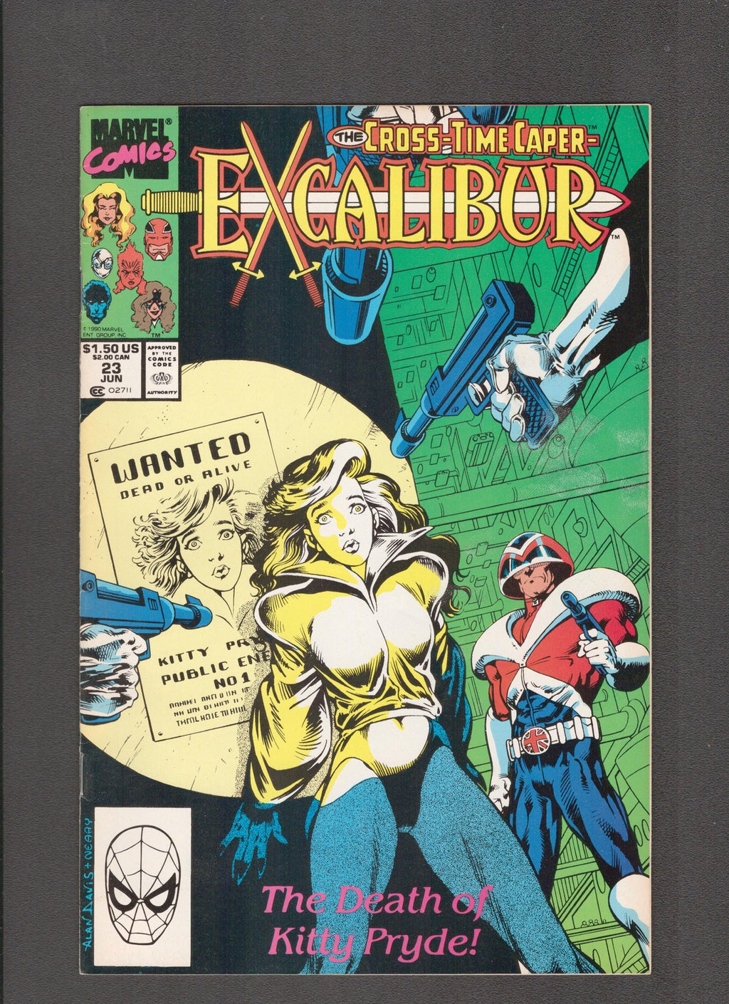 Excalibur #23 (1990) Chris Claremont - Alan Davis Marvel Comics