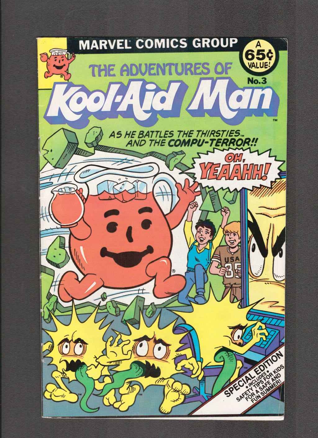 Adventures of Kool-Aid Man #3 (1984) Multiple 1sts - Hard to find Marvel Comics