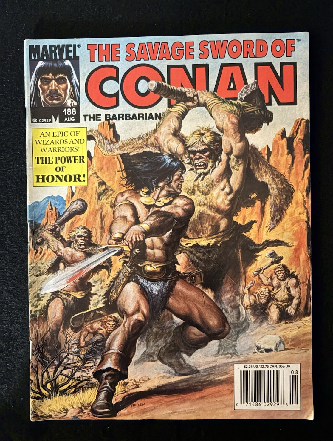 Savage Sword of Conan #188 (1991) Please Read description Curtis Comics