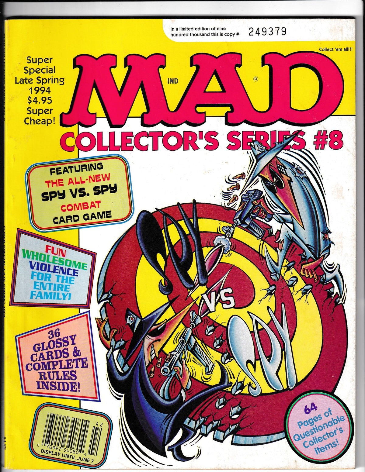 MAD Super Special #97 (1994) Spy vs Spy Playing Cards EC Publications Comics