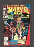 Marvel Age #89 (1990) John romita Sr. - Mark Bagley Marvel Comics