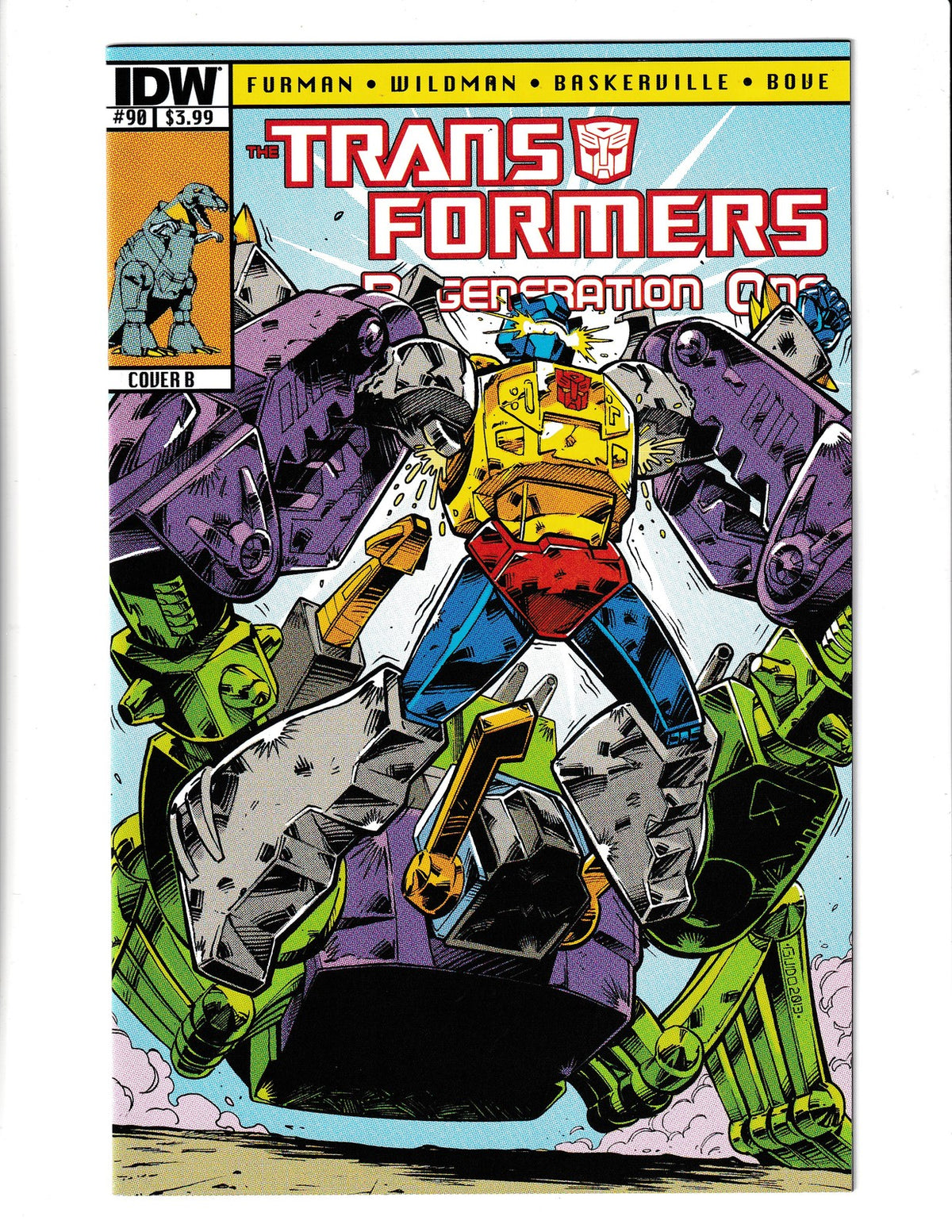 Transformers: Regeneration One #90b (2013) Cover B IDW Comics