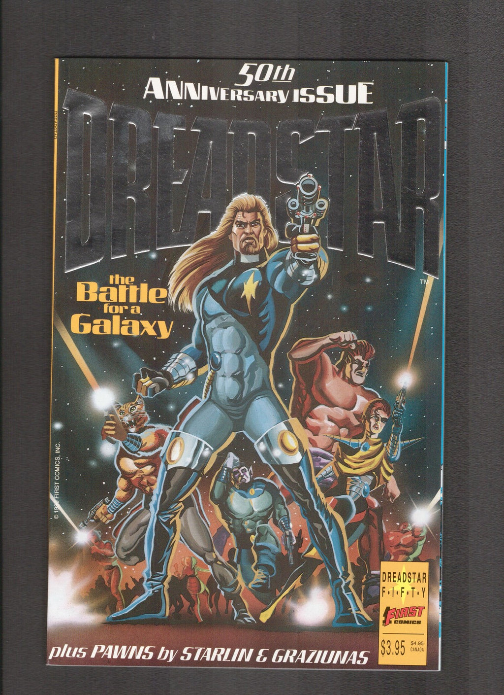 Dreadstar #50 (1990) Starlin 50th Anniversary Special Foil First Comics
