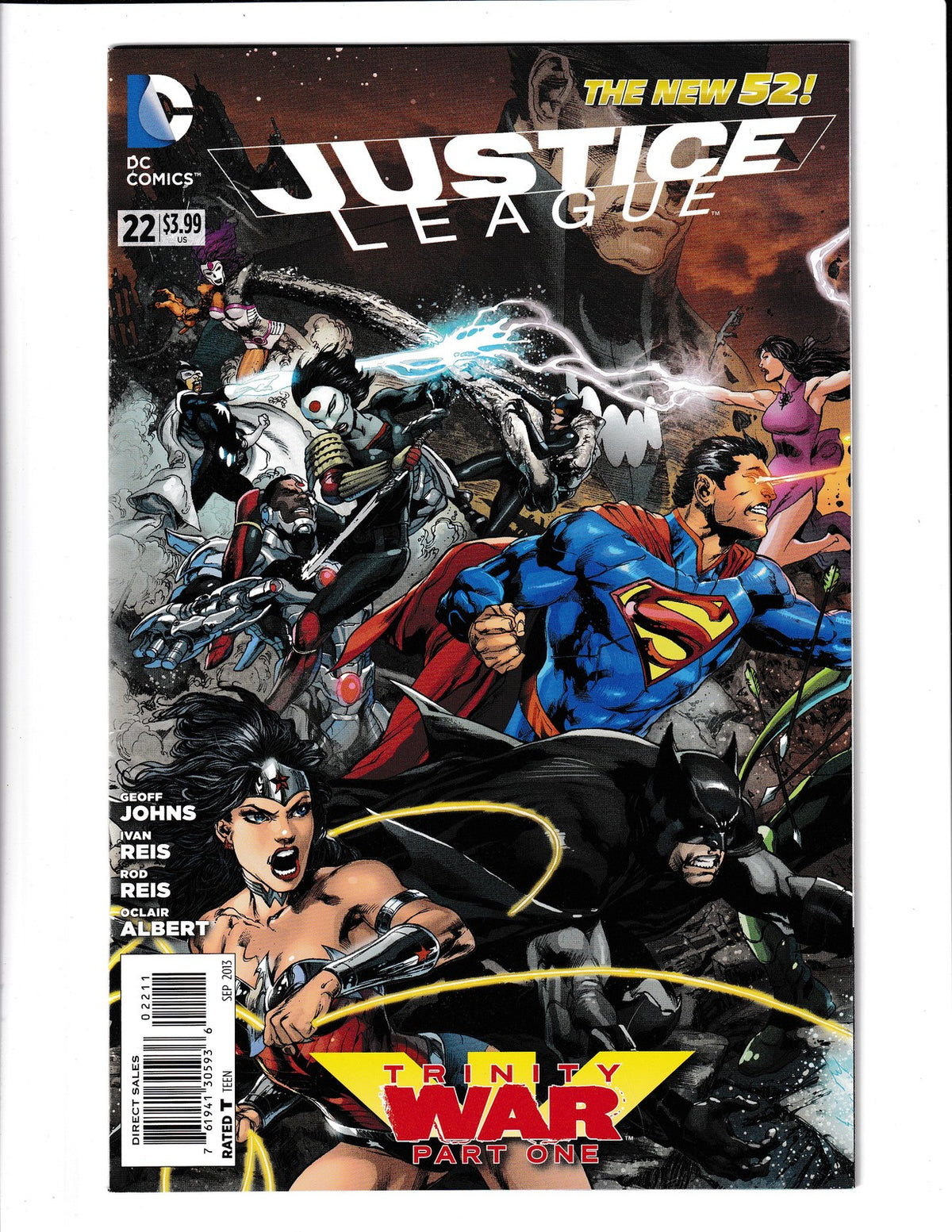 Justice League #22 (2013) Higher Grade - Ivan Reis DC Comics