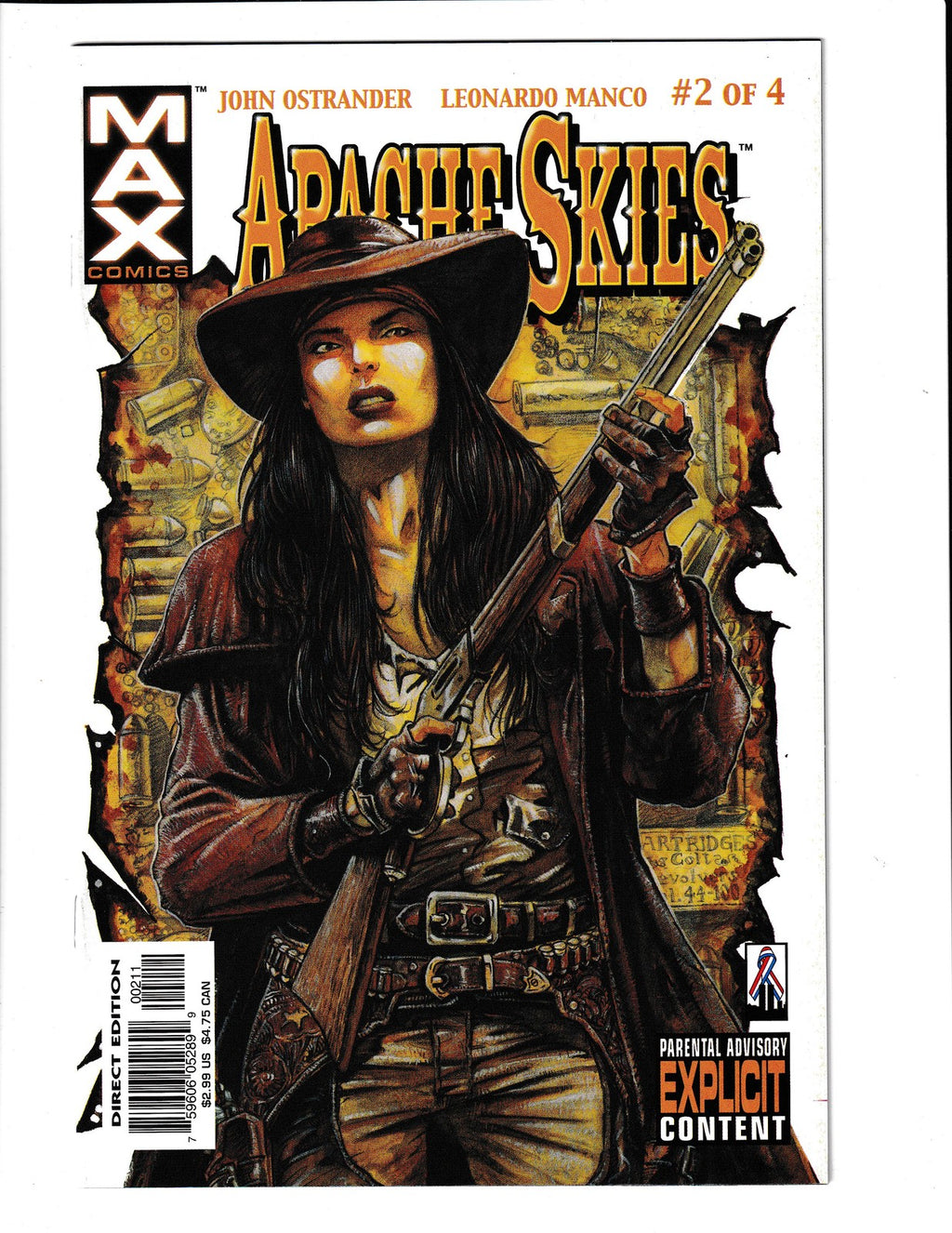 Apache Skies #2 (2002) 4 issue set MAX Comics